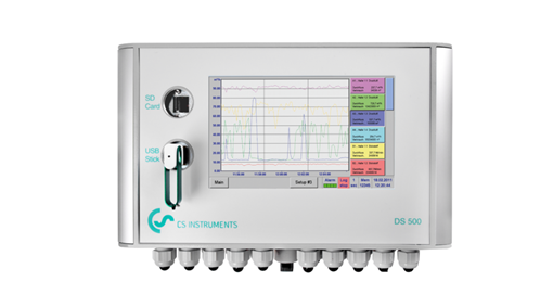 CS Instruments DS 500 - Intelligent chart recorder for compressed air and gases