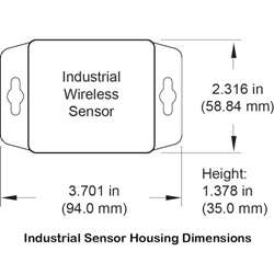 Picture of Monnit Industrial High Temperature Wireless Sensor