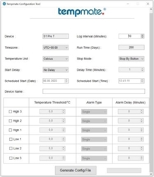 Picture of Tempmate -S1 Pro - Single-Use Temp or Temp/RH Data Logger